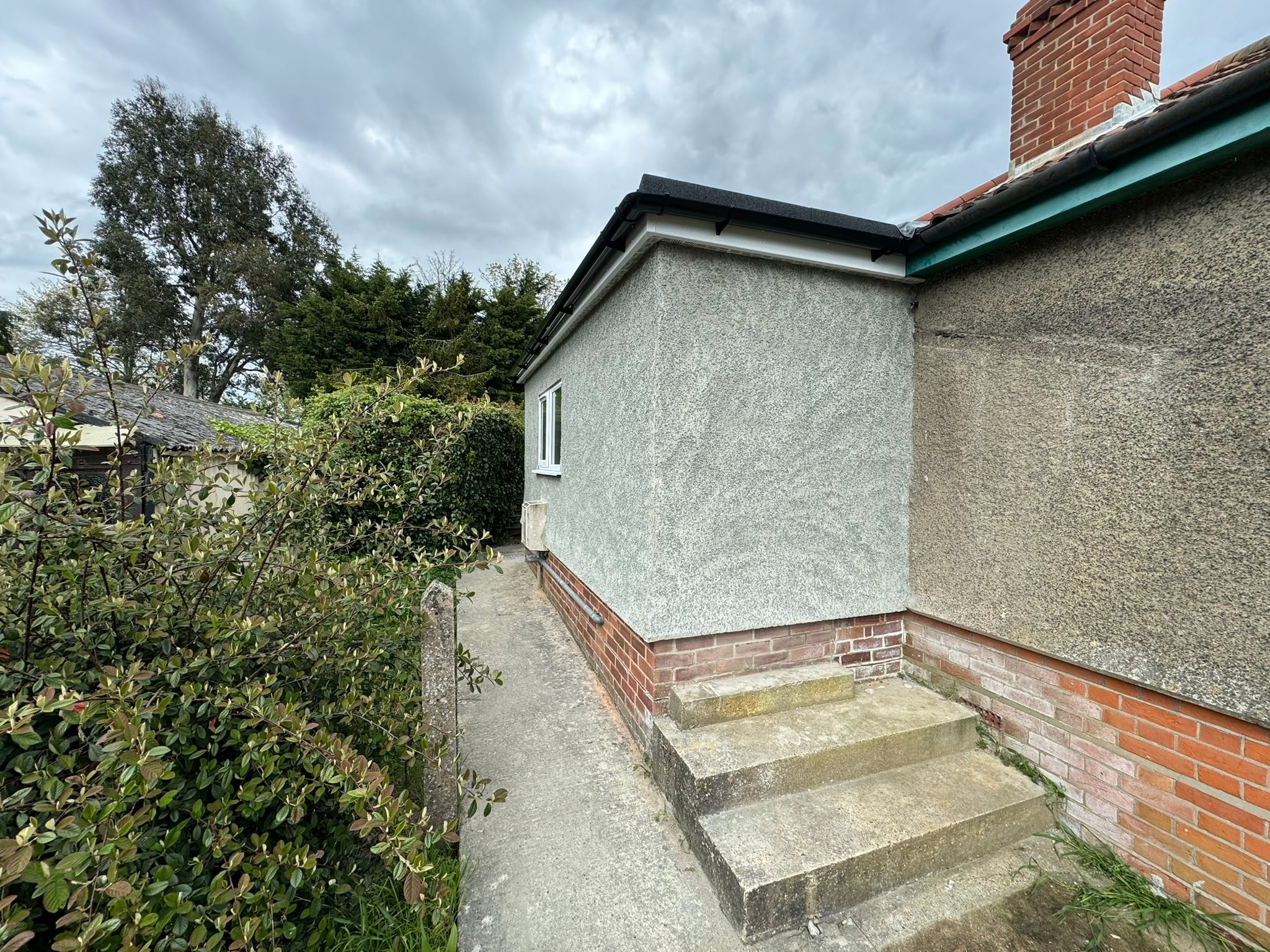 House extension brickwork construction residential
