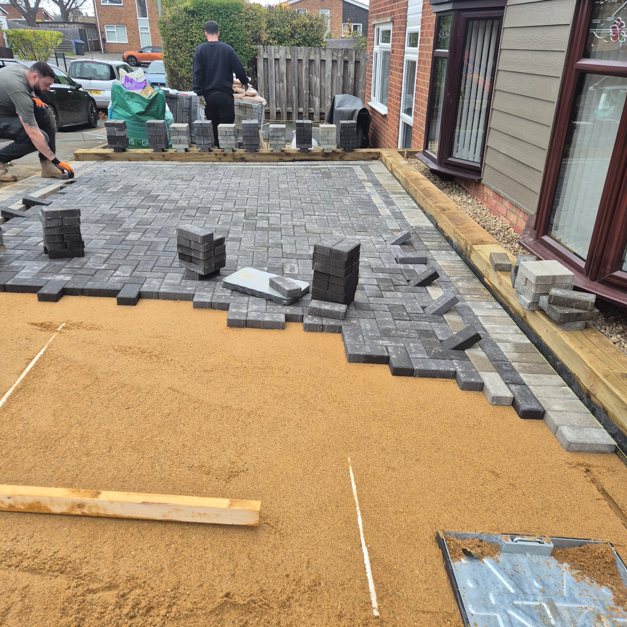 Commercial car park surfacing and tarmac construction