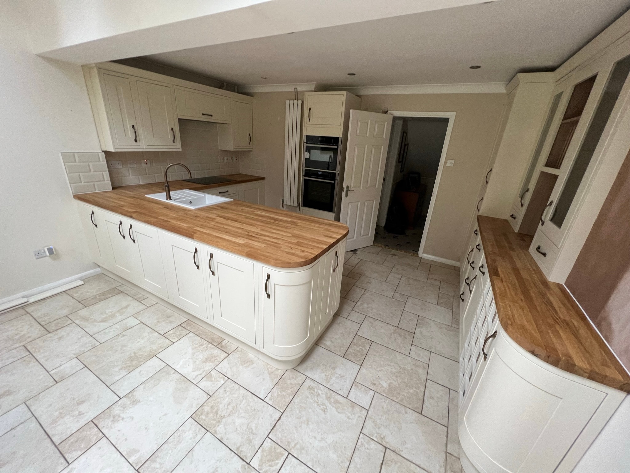 Modern kitchen installation and fitting