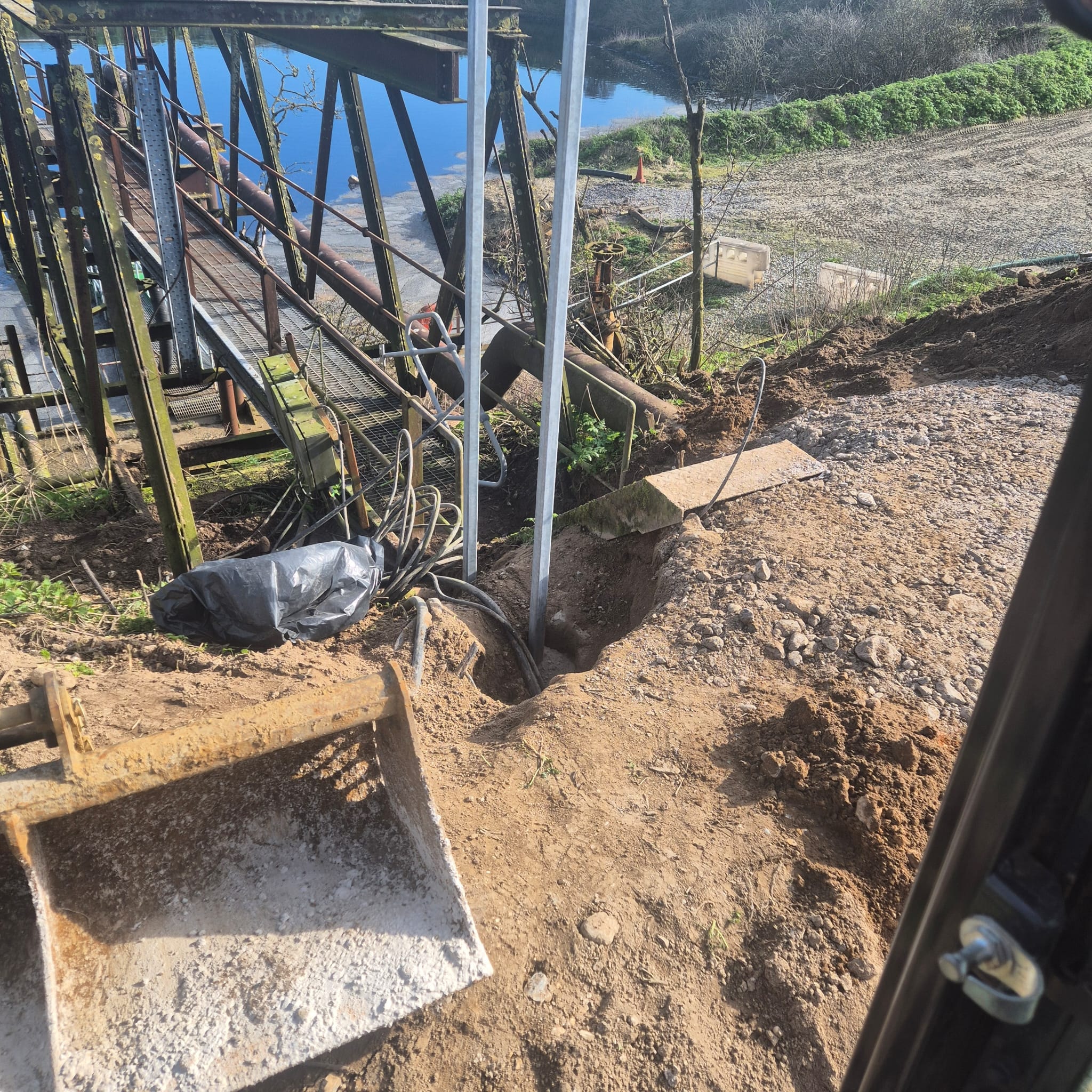 Planned preventive maintenance inspection on industrial facility