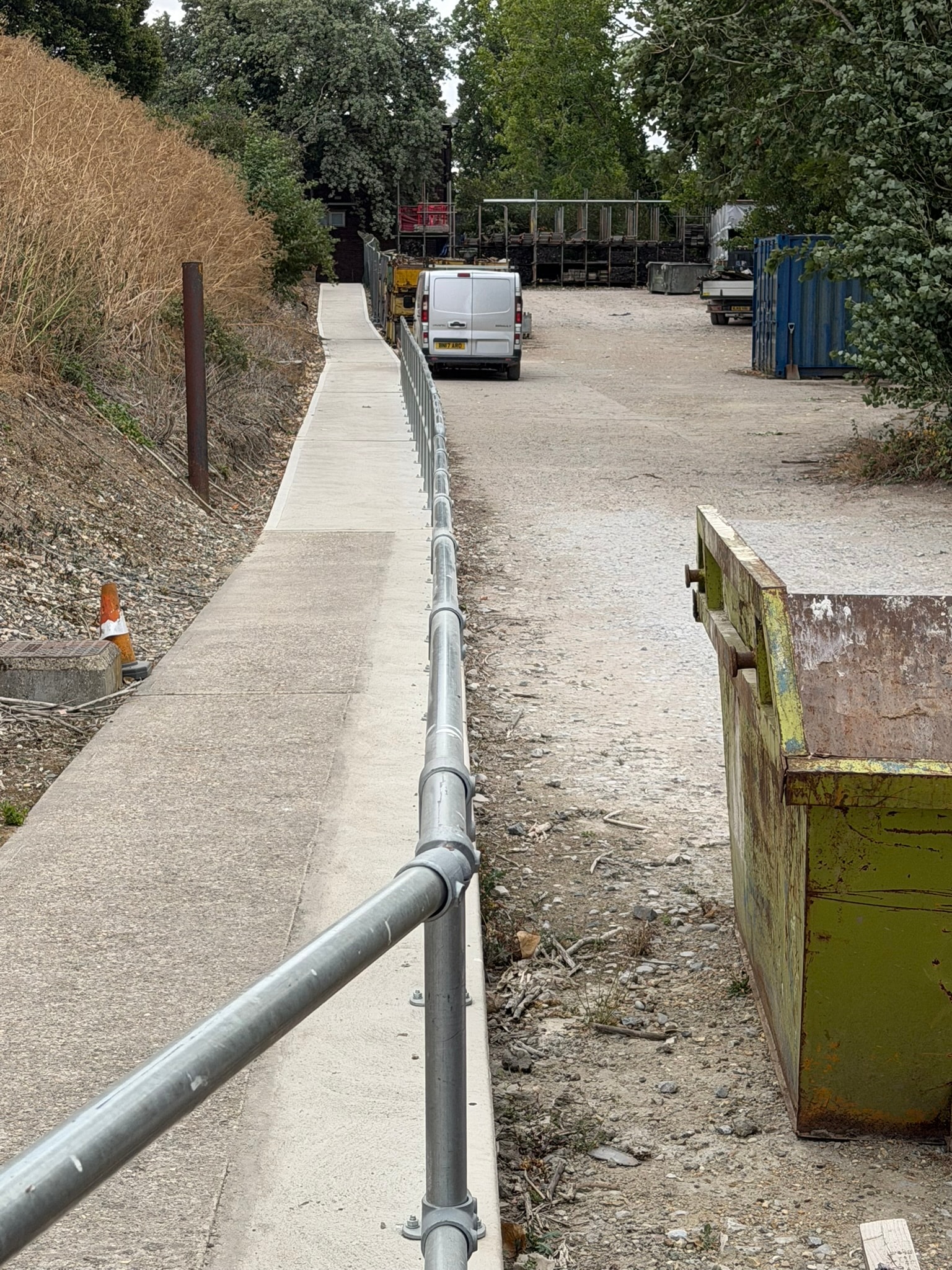 Security fencing and barriers installation project