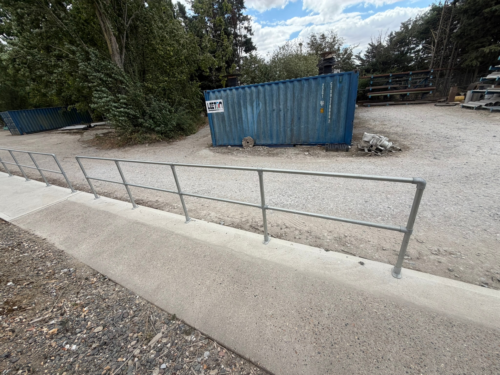Security fencing and barriers installation project